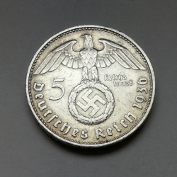 5 Reichsmark 1936 J (Říšská 5 marka) hs36j01