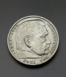 5 Reichsmark 1936 A (Říšská 5 marka)  hs36a11