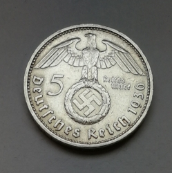 5 Reichsmark 1936 G (Říšská 5 marka) hs36g01