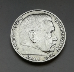 5 Reichsmark 1936 D (Říšská 5 marka) 5MHS