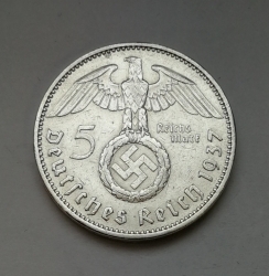 5 Reichsmark 1937 A (Říšská 5 marka) hs37a01