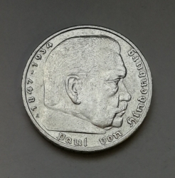 5 Reichsmark 1938 A (Říšská 5 marka) hs38a04