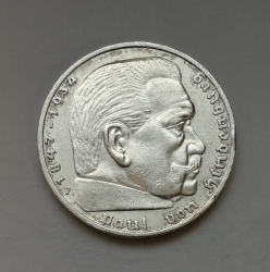5 Reichsmark 1938 F (Říšská 5 marka) hs38f01  