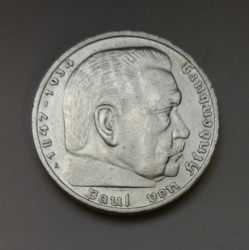 5 Reichsmark 1938 A (Říšská 5 marka) hs38a07