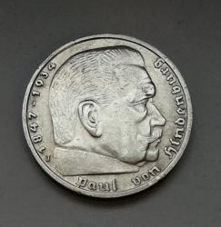 5 Reichsmark 1938 J (Říšská 5 marka) hs38j03