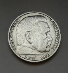 5 Reichsmark 1938 J (Říšská 5 marka) hs38j02