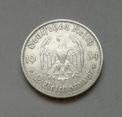 2 Reichsmark 1934 A (Říšská 2 marka) kd34a01