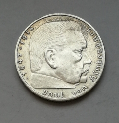 2 Reichsmark 1938 A (Říšská 2 marka) hs38a01