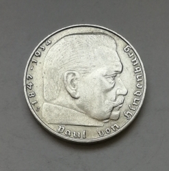 2 Reichsmark 1937 J (Říšská 2 marka) hs37j01      