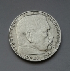 2 Reichsmark 1938 J (Říšská 2 marka) hs38j01