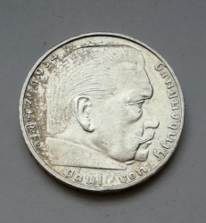 2 Reichsmark 1938 G (Říšská 2 marka) hs38g01