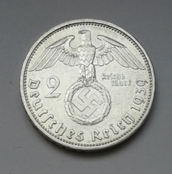 2 Reichsmark 1939 A (Říšská 2 marka)    