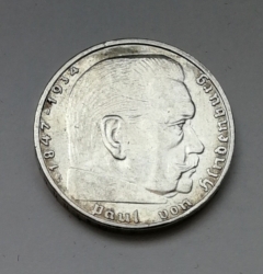2 Reichsmark 1939 A (Říšská 2 marka) hs39a19
