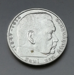 2 Reichsmark 1939 A (Říšská 2 marka) hs39a14