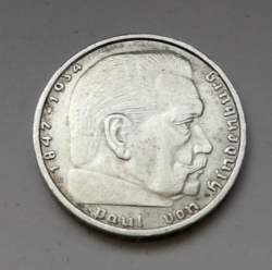 2 Reichsmark 1939 B (Říšská 2 marka) hs39b01