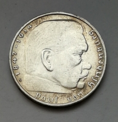 2 Reichsmark 1939 G (Říšská 2 marka) 2MHS