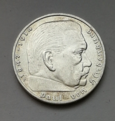 2 Reichsmark 1939 F (Říšská 2 marka) 2MHS