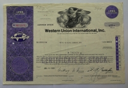 Akcie - Western Union International, Inc. - USA