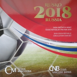 Sada oběžných mincí MS ve fotbale Rusko 2018