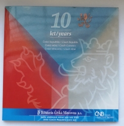 Sada oběžných mincí 2003, 10. výročí ČR