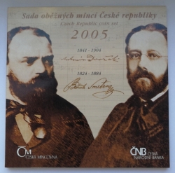 Sada oběžných mincí 2005, A.Dvořák a B.Smetana, včetně CD