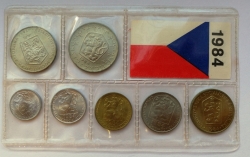 Sada oběžných mincí ČSSR 1984