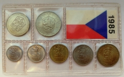 Sada oběžných mincí ČSSR 1985