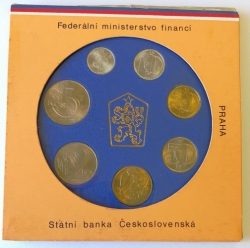 Sada oběžných mincí ČSSR 1986