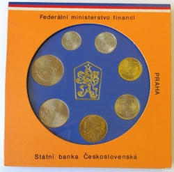 Sada oběžných mincí ČSSR 1987