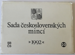 Sada oběžných mincí 1992 (10 kčs A.Rašín)