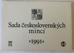 Sada oběžných mincí 1991 (10 kčs M.R.Štefánik)