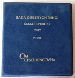 Sada oběžných mincí 2012 PROOF - semiš 