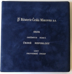 Sada oběžných mincí 1997 PROOF - semiš