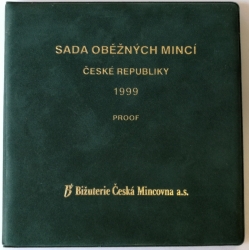 Sada oběžných mincí 1999 PROOF - semiš