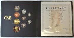 Sada oběžných mincí 2001 PROOF - semiš