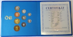 Sada oběžných mincí 2002 PROOF - semiš