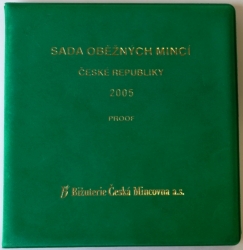 Sada oběžných mincí 2005 PROOF - semiš 