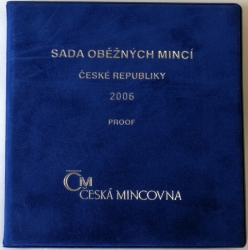 Sada oběžných mincí 2006 PROOF - semiš 