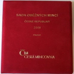 Sada oběžných mincí 2008 PROOF - semiš