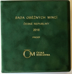 Sada oběžných mincí 2018 PROOF - semiš