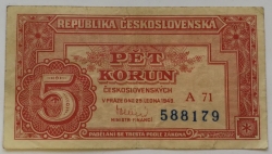 5 Kčs 1949