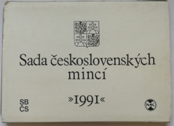 Sada oběžných mincí 1991 (žeton mincovny)