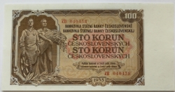 100 Kčs 1953