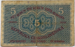 5 Kč 1919 