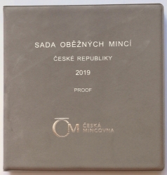 Sada oběžných mincí 2019 Proof - semiš