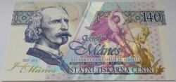 Pamětní bankovka 140,  J.Mánes - Desky STC