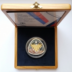 Bimetalová medaile 17. listopad, 20. výročí něžné revoluce PROOF (Au.999 / 8,41g., Ag.999 / 43,32g.)