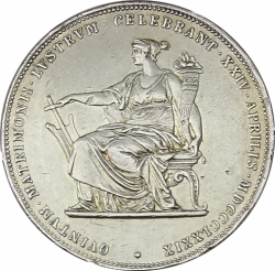 2 zlatník - pamětní na stříbrnou svatbu 1879