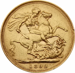 1 Libra (Sovereign) 1892