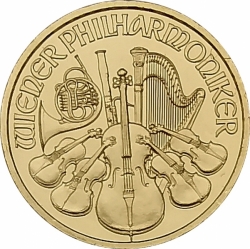 Wiener Philharmoniker 1/10 Oz. 2011 (3,11 g./Zlato 999/1000) 